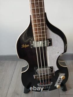 Hofner Ignition Violin Bass in a black finish