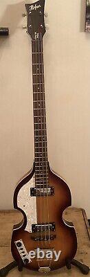 Hofner Violin Electric Bass Guitar Left Handed+ Gigbag + Shoulder Strap