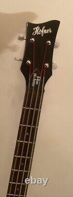 Hofner Violin Electric Bass Guitar Left Handed+ Gigbag + Shoulder Strap
