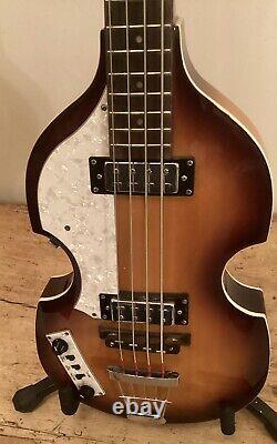 Hofner Violin Electric Bass Guitar Left Handed+ Gigbag + Shoulder Strap