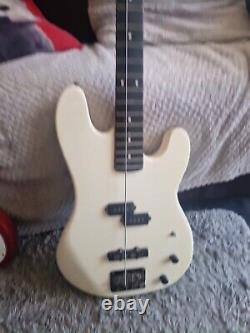 Hohner Vintage 4 String Electric Bass Guitar(s) x 2 -Red Marlin & White Axe