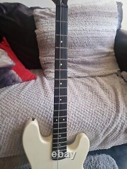 Hohner Vintage 4 String Electric Bass Guitar(s) x 2 -Red Marlin & White Axe