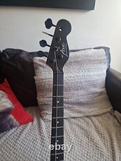 Hohner Vintage 4 String Electric Bass Guitar(s) x 2 -Red Marlin & White Axe