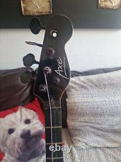 Hohner Vintage 4 String Electric Bass Guitar(s) x 2 -Red Marlin & White Axe