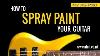 How To Spray Paint Your Guitar Cheap Guitar Upgrade Yamaha Bass Explained