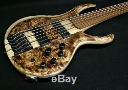 IBANEZ BTB846V ABL 6 STRING ELECTRIC BASS GUITAR NECK THRU BODY Bartolini Pickup