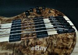 IBANEZ BTB846V ABL 6 STRING ELECTRIC BASS GUITAR NECK THRU BODY Bartolini Pickup