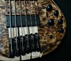 IBANEZ BTB846V ABL 6 STRING ELECTRIC BASS GUITAR NECK THRU BODY Bartolini Pickup