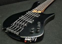 IBANEZ EHB1005 BKF Bass Workshop 5 STRING HEADLESS BASS GUITAR Black Bartolini's