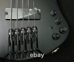 IBANEZ EHB1005 BKF Bass Workshop 5 STRING HEADLESS BASS GUITAR Black Bartolini's