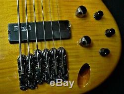 IBANEZ GVB36 AM Gerald Veasley Signature 6 STRING ELECTRIC BASS GUITAR Bartolini