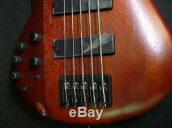 IBANEZ SR505EL BM LEFT HANDED 5 STRING ELECTRIC BASS GUITAR Bartolini's A LEFTY