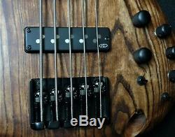 IBANEZ SR655E ABS 5 STRING ELECTRIC BASS GUITAR SUPER SLIM Nordstrand Pickups