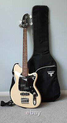 IBANEZ TMB30-IV Talman Short Scale BASS GUITAR Ivory, with case, strap & cable