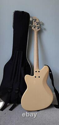 IBANEZ TMB30-IV Talman Short Scale BASS GUITAR Ivory, with case, strap & cable