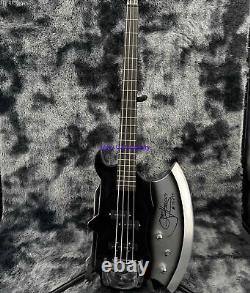 IN STOCK Shape Bass Black Electric Guitar 3S Pickup Chrome Hardware 4-Strings