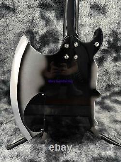 IN STOCK Shape Bass Black Electric Guitar 3S Pickup Chrome Hardware 4-Strings