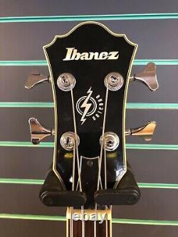 Ibanez AGB140 Transparent Brown 2005 Semi Hollow Body Bass Guitar