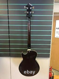 Ibanez AGB140 Transparent Brown 2005 Semi Hollow Body Bass Guitar