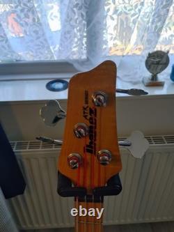 Ibanez ATK 300 Bass Guitar Natural 2007 Indonesia Hardly Used Good Condition