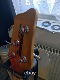 Ibanez ATK 300 Bass Guitar Natural 2007 Indonesia Hardly Used Good Condition