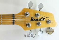 Ibanez ATK Series ATK 305 5 string Electric Bass Guitar Fast Shipping