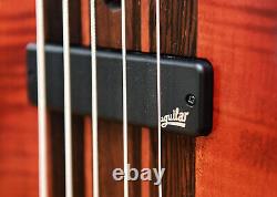 Ibanez BTB1905e Premium 5 String Bass Guitar & Case, Brown Topaz Burst Finish