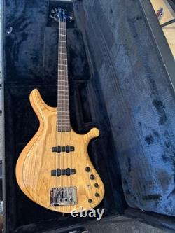 Ibanez G104 Grooveline Bass Guitar with Hard Case Used Excellent ConditionRare