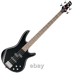 Ibanez GIO Series GSR200-BK Electric Bass Guitar with Full, Black