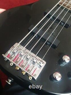 Ibanez GIO Series GSR205-BK 5 String Electric Bass Guitar Black Active Pickup