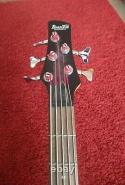 Ibanez GIO Series GSR205-BK 5 String Electric Bass Guitar Black Active Pickup