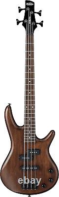 Ibanez GSRM20 GIO Series MiKro Short Scale Electric Bass Guitar Walnut Flat &