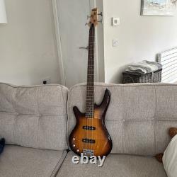 Ibanez GSR 180 Electric Bass Guitar Sunburst Left Hand Barely Played