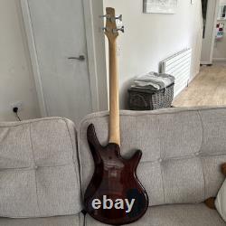 Ibanez GSR 180 Electric Bass Guitar Sunburst Left Hand Barely Played