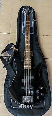 Ibanez Gio Electric Bass Guitar Black 4 String Padded Carry Rucksack Bag Working