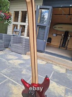 Ibanez SR300E Electric Bass Guitar, Candy Apple Red, Used but Great condition