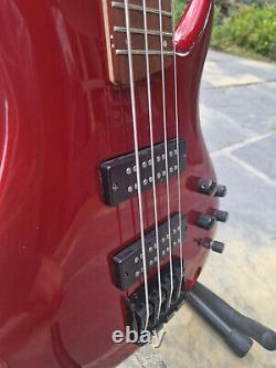 Ibanez SR300E Electric Bass Guitar, Candy Apple Red, Used but Great condition