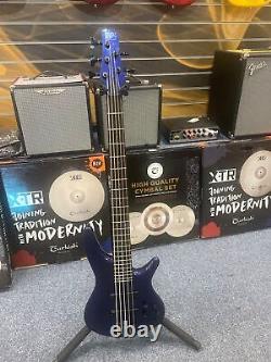 Ibanez SR305B 5 String Bass Guitar Used, Metallic Blue