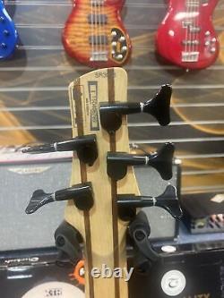 Ibanez SR305B 5 String Bass Guitar Used, Metallic Blue