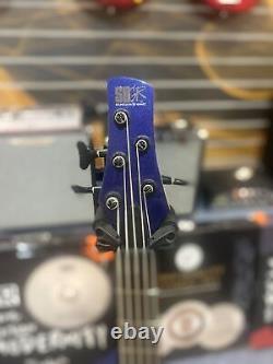 Ibanez SR305B 5 String Bass Guitar Used, Metallic Blue