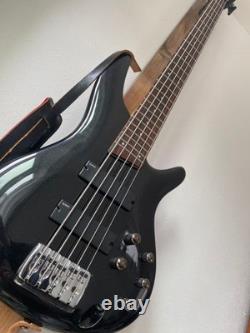 Ibanez SR305 Black 5 String Electric Bass Guitar WithGig Bag Used Product