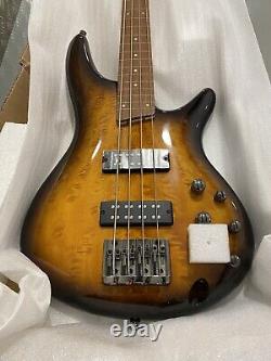 Ibanez SR370EF-BBT Fretless Bass Guitar Brown Burst Brand New In Box