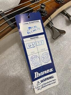 Ibanez SR370EF-BBT Fretless Bass Guitar Brown Burst Brand New In Box