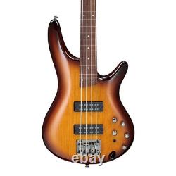 Ibanez SR370EF-BBT Fretless Bass Guitar, Brown Burst (NEW)