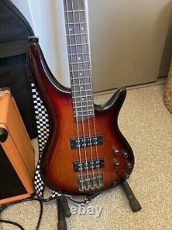 Ibanez SR370e Bass Guitar with Orange Amp and accessories (see description!)