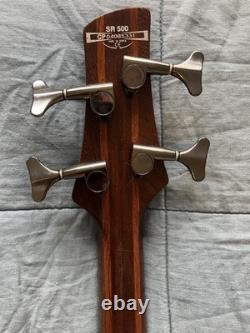 Ibanez SR500 bass 2004 mahogany with hard case