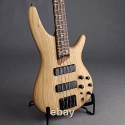 Ibanez SR600 Soundgear Natural Flat 4 String Bass with Hard Case and Strap