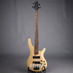 Ibanez SR600 Soundgear Natural Flat 4 String Bass with Hard Case and Strap