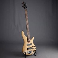 Ibanez SR600 Soundgear Natural Flat 4 String Bass with Hard Case and Strap