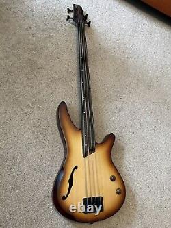 Ibanez SRH500F NNF Fretless Bass Guitar 4-String Bass Workshop Natural Burst